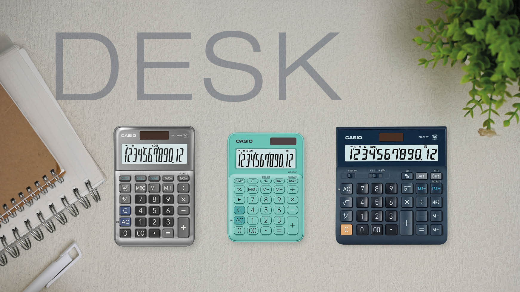 Casio desk banner